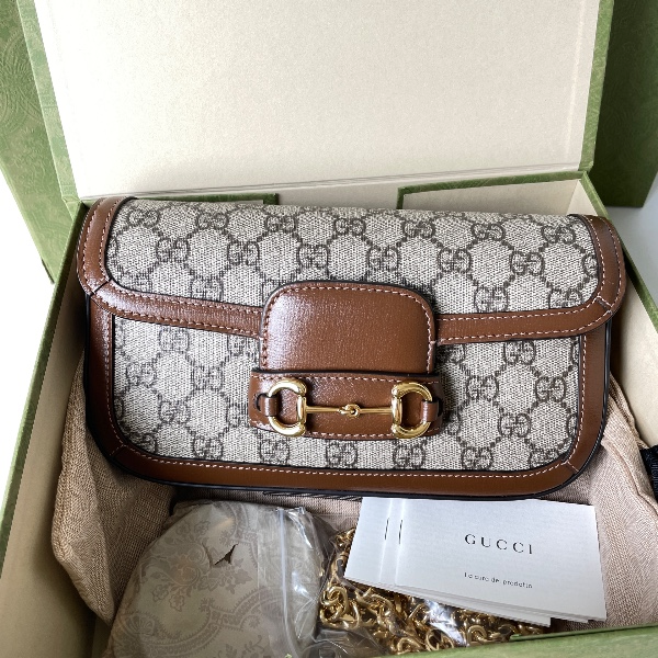 New! Gucci Horsebit 1955 shoulder bag